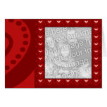 Card Template - Valentine Hearts
