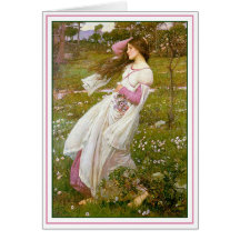 Card: Windflowers - by  John Waterhouse