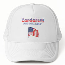 Cardarelli for Congress Patriotic American Flag Mesh Hat