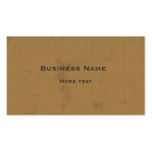 Cardboard Design Business Card