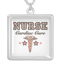 Cardiac Care Nurse Caduceus Necklace