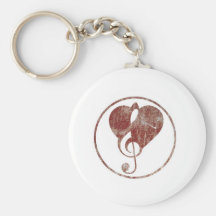 Cardiac ClefHeart Warn Key Chains