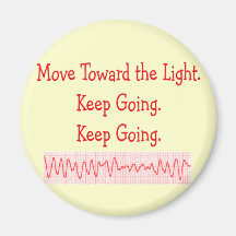 Cardiac/ER Nurse  Funny V-Fib Rhythm Strip Fridge Magnet