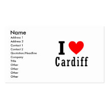 Cardiff, Alabama City Design Business Cards