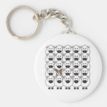Cardigan Welsh Corgi in the Sheep Keychain