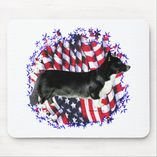 Cardigan Welsh Corgi Patriot Mousemat