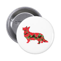 Cardigan Welsh Corgi Pinback Button