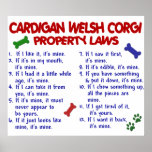 CARDIGAN WELSH CORGI PL2 posters