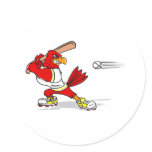 Cardinal Baseball Player Sticker
