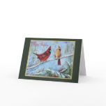 Cardinal Christmas Card