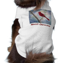Cardinal Christmas Pet Clothing