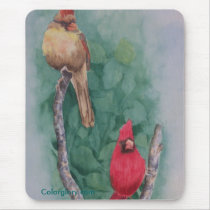 Cardinal Companions Mousepad