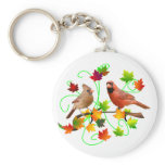 Cardinal Couple keychains