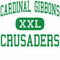 Cardinal Gibbons - Crusaders - High - Raleigh t-shirts