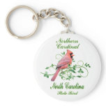Cardinal North Carolina State Bird keychains