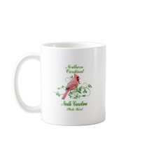 Cardinal North Carolina State Bird Mugs