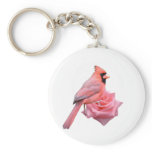 Cardinal on Rose keychains