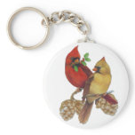 Cardinal Pair keychains