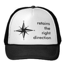 cardinal points, retains the right direction hats