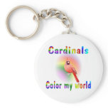 Cardinals Colour My World keychains