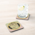 CARDIOLOGIST LOGO - HEART DOCTOR BEVERAGE COASTERS
