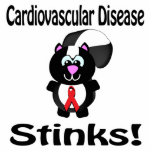 Cardiovascular Disease Stinks Skunk Awareness Desi photo sculptures