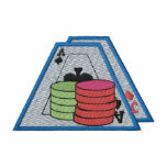 Cards and Chips embroidered shirts
