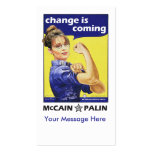 Cards - Change is coming business cards