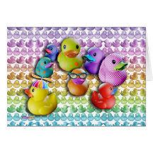 CARDS - Rubber Duckies Pop Art