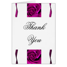 Cards template - customisable pink roses
