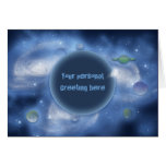 Cards template - customisable space fantasy