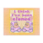 Cards Twins Asian Babies postcards