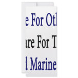 Care For Others Care For The Wild Marine Life rack cards