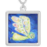 Care of the Soul Angel Silver Necklace