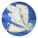 Care of the Soul Angel with Baby Angel Art Sticker
