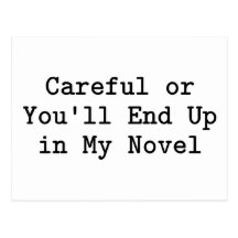 Careful or Novel Post Card
