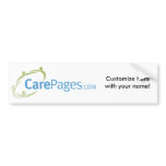 CarePages.com Custom Bumper Sticker bumper stickers