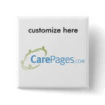 CarePages.com Custom Logo Magnet buttons