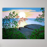 Caribbean - Jamaican Sunset Print