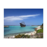 Caribbean Pirate Ship postcards