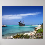 Caribbean Pirate Ship posters