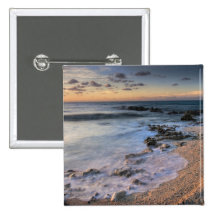 Caribbean Sea, Cayman Islands. Crashing waves Button