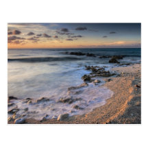Caribbean Sea, Cayman Islands. Crashing waves Post Cards