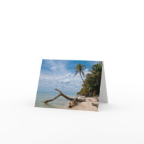 Caribbean Shoreline Note Card
