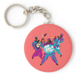 Caribbean Sounds Blue keychains