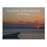 Caribbean Sunset Postcard