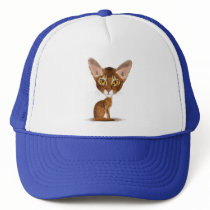 Caricature Abyssinian Trucker Hat