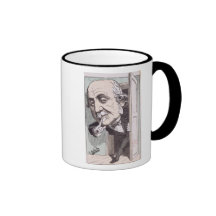 Caricature of Albert, Duc de Broglie Mugs