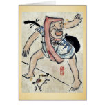 Caricature of musician dancing by Ki,Baitei cards