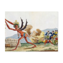 Caricature of the English Government, 1793 Post Card